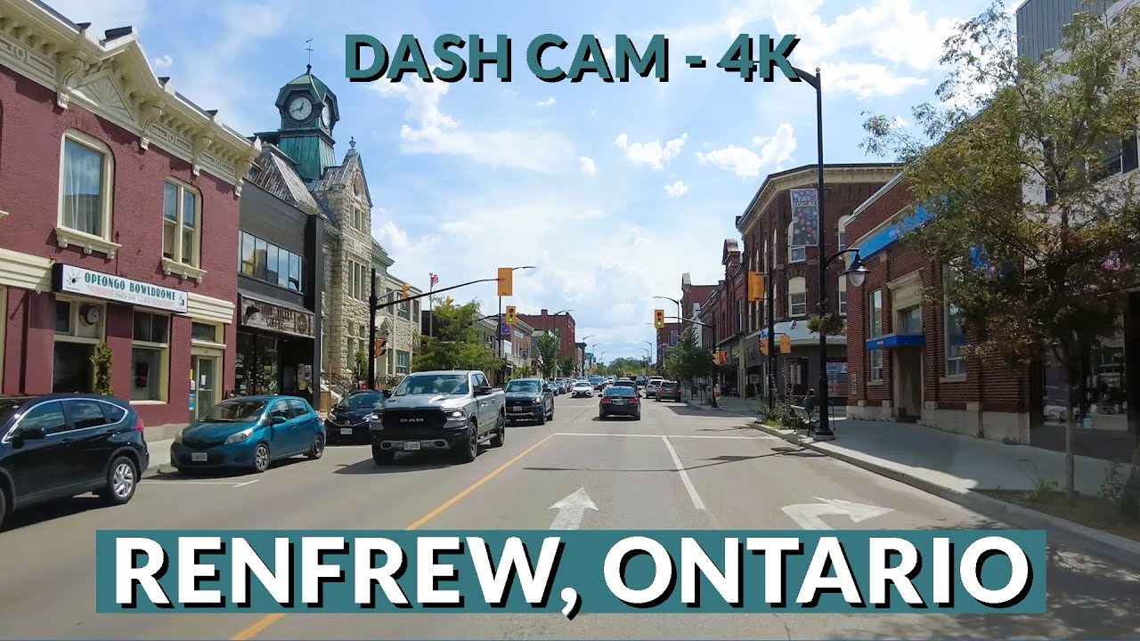 Renfrew, Ontario Drive in 4K | Scenic Road Trip Experience