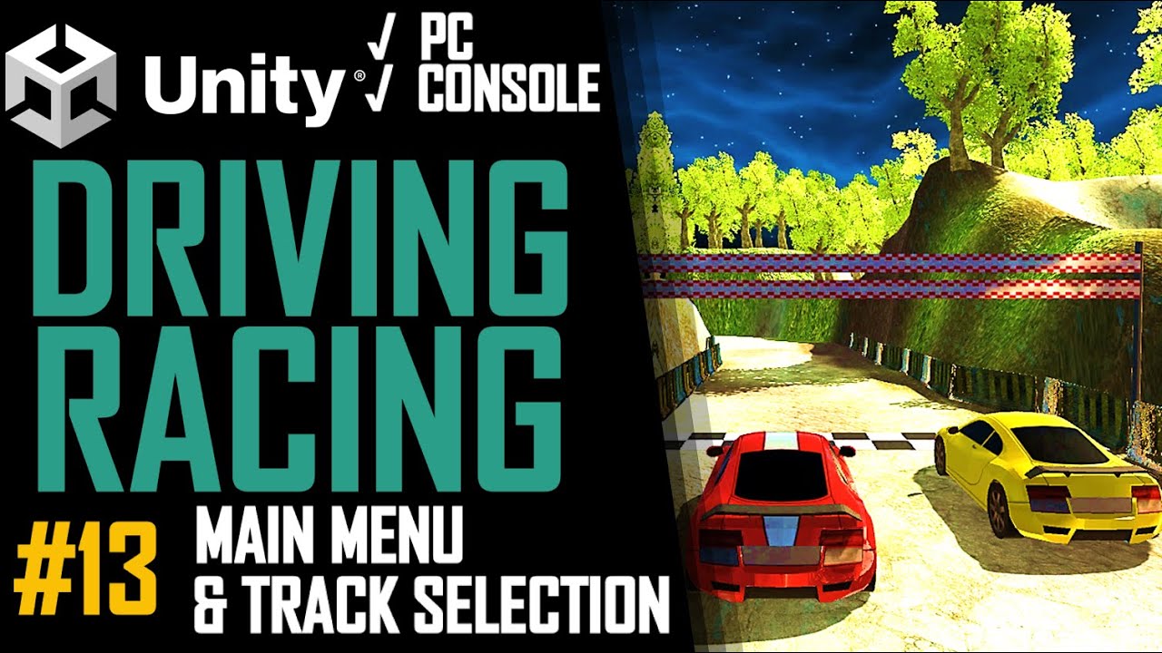 How To Make A Driving & Racing Game In Unity - Tutorial 13 - Buttons & Scenes - Best Guide