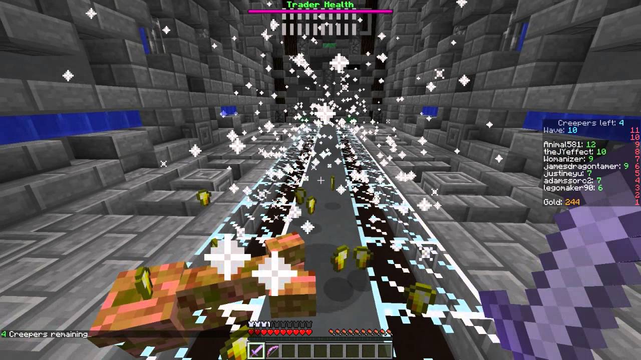 Minecraft Creeper Attack - Hypixel Server