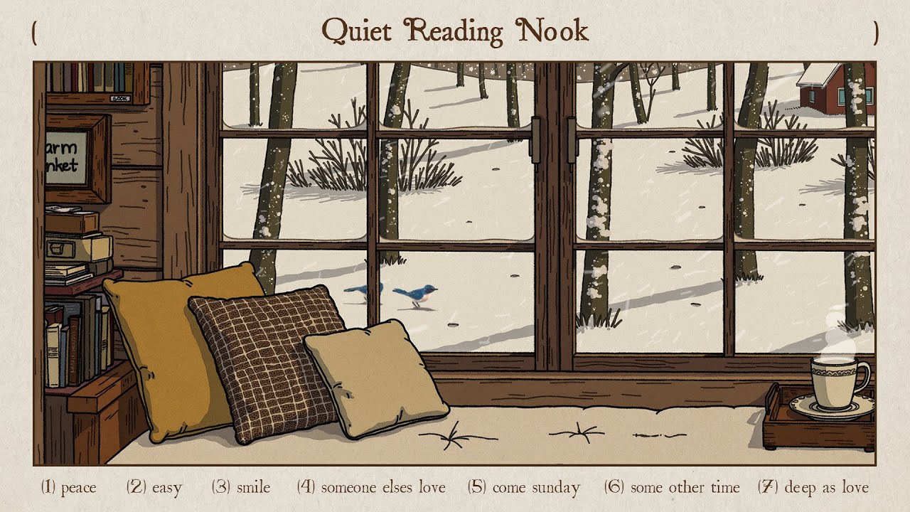 quiet reading nook, immersed in your own world of imagination