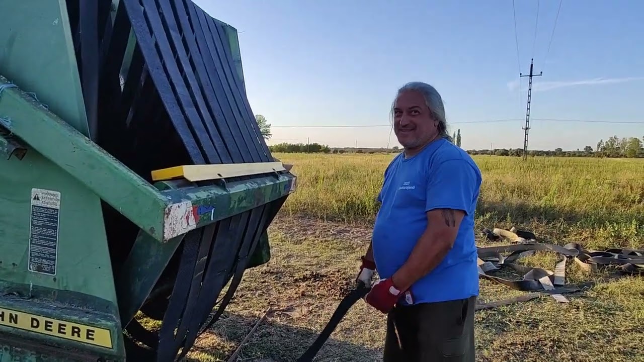 JOHN DEERE 510 Bálázó javítása