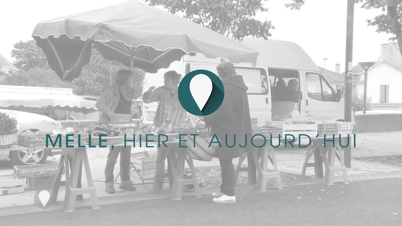 Melle, Petite Cité de Caractère des Deux-Sèvres - hier et aujourd'hui