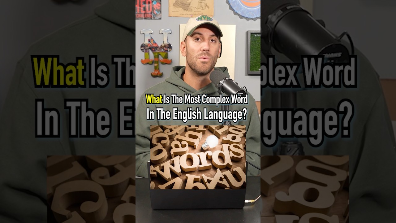 What&rsquo;s The Most Complex Word In The English Language? #shorts #enlgish #language #word #dictionary