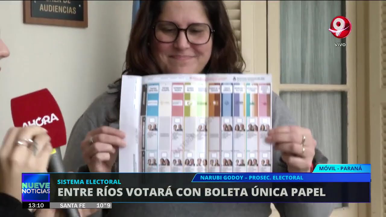 Entre Ríos votará con Boleta Única de Papel