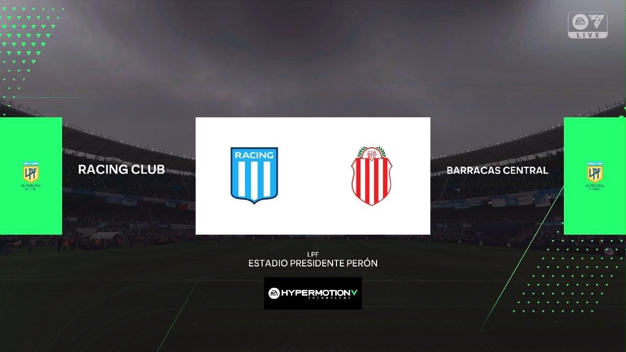 LPF 24 - Rodada 1 - Racing x Barracas Central 4/2