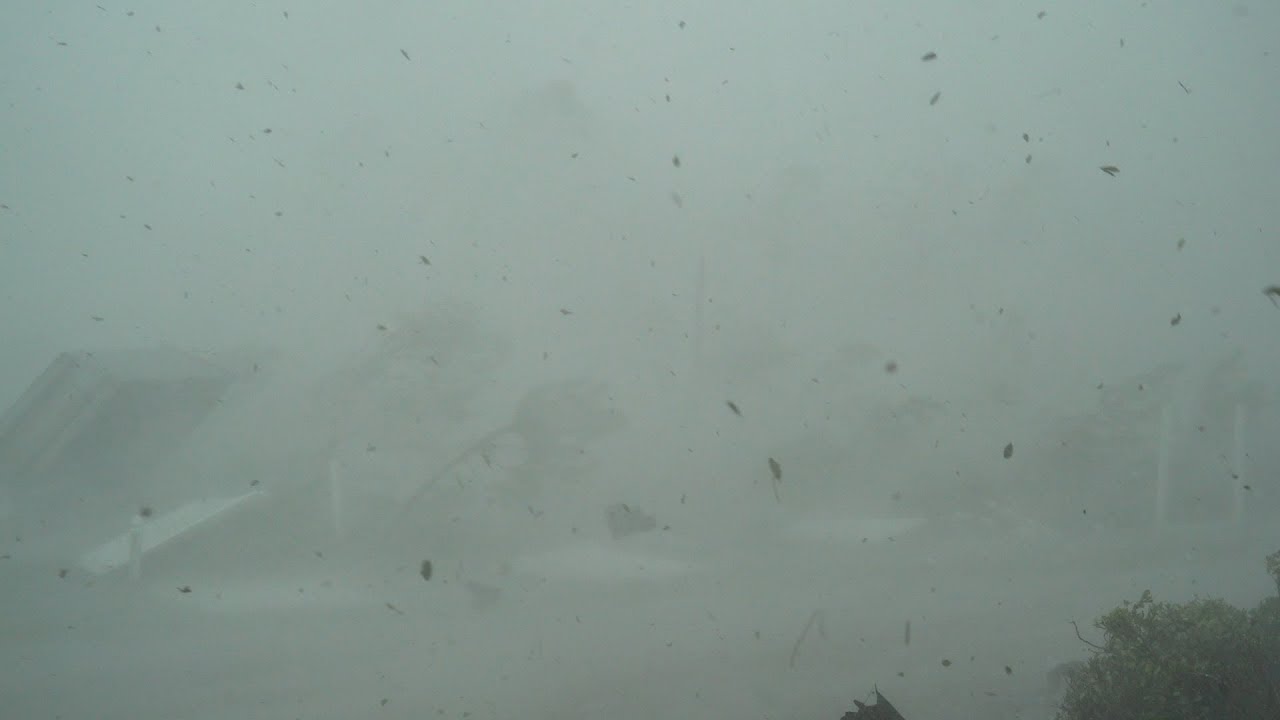 Category 5 Hurricane Michael - Mexico Beach, FL 15th Street & Steve's Lane - Full Stock Video