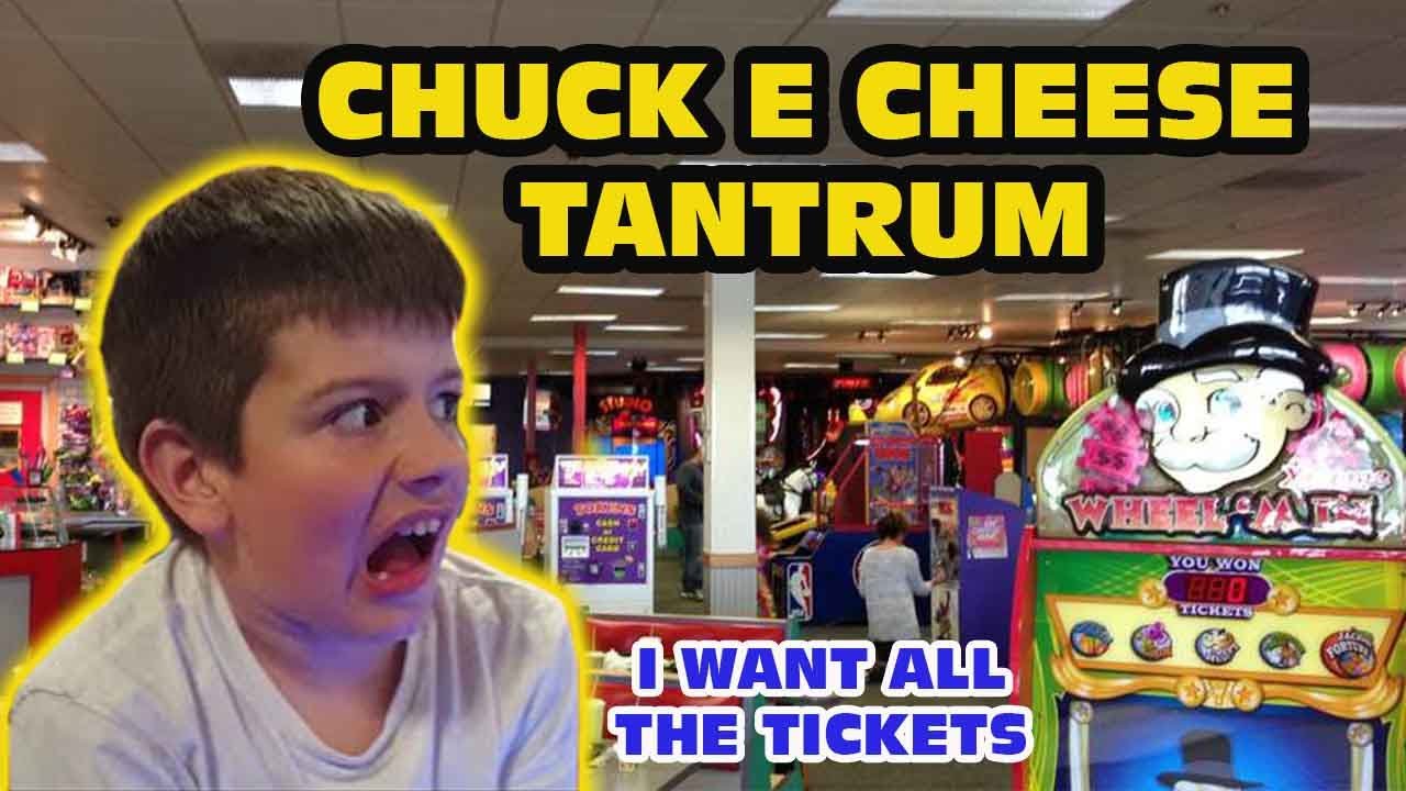 Kid Temper Tantrum Returns To Chuck E Cheese [ Original ]