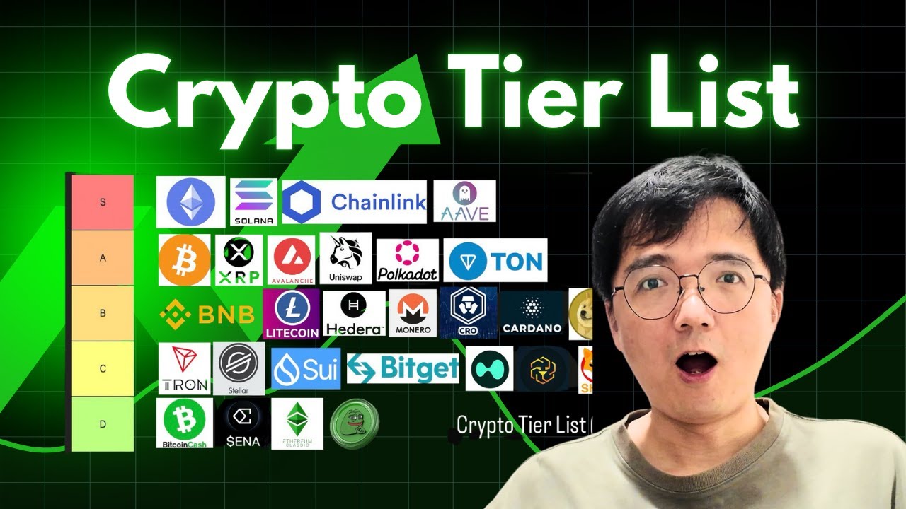 Crypto Tier List 2025: The 30 Coins I&rsquo;m Watching Closely
