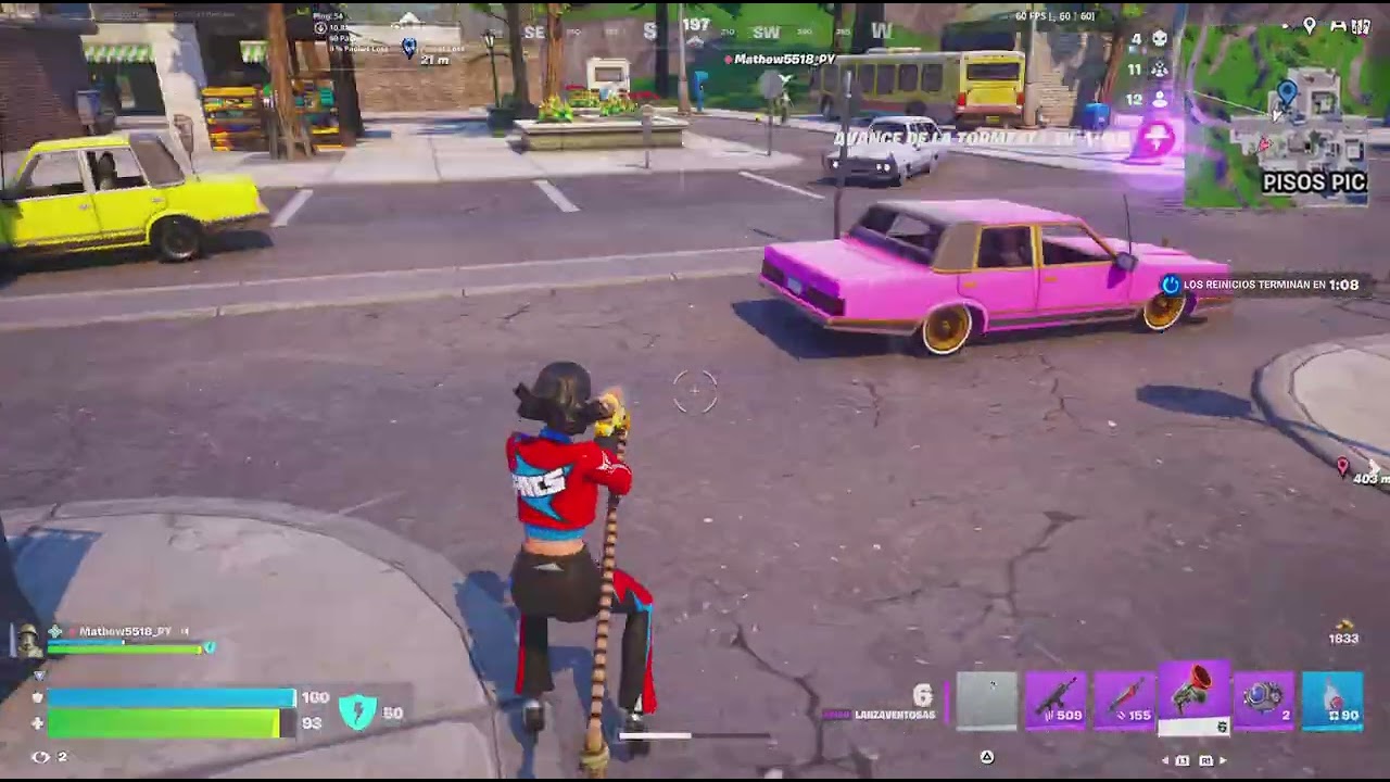 Fortnite recarga cero construcción victoria en dúo