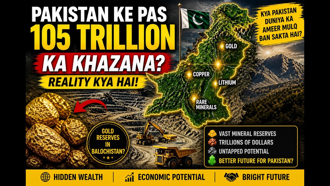 Hidden Wealth of Pakistan | Reality of 105 Trillion Dollar Resources