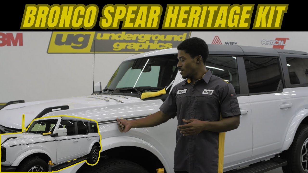 How To Install Your Bronco Spear Heritage Kit | From Underground Graphics