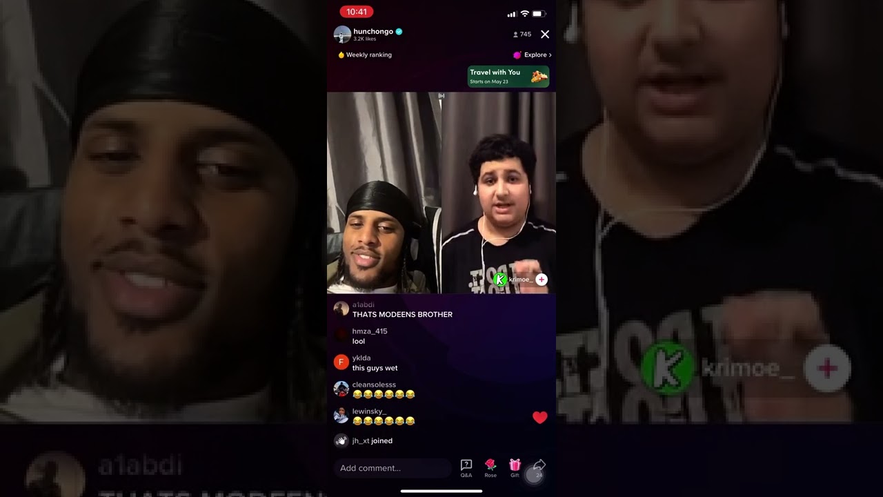 Horrid 1 funny Tiktok live