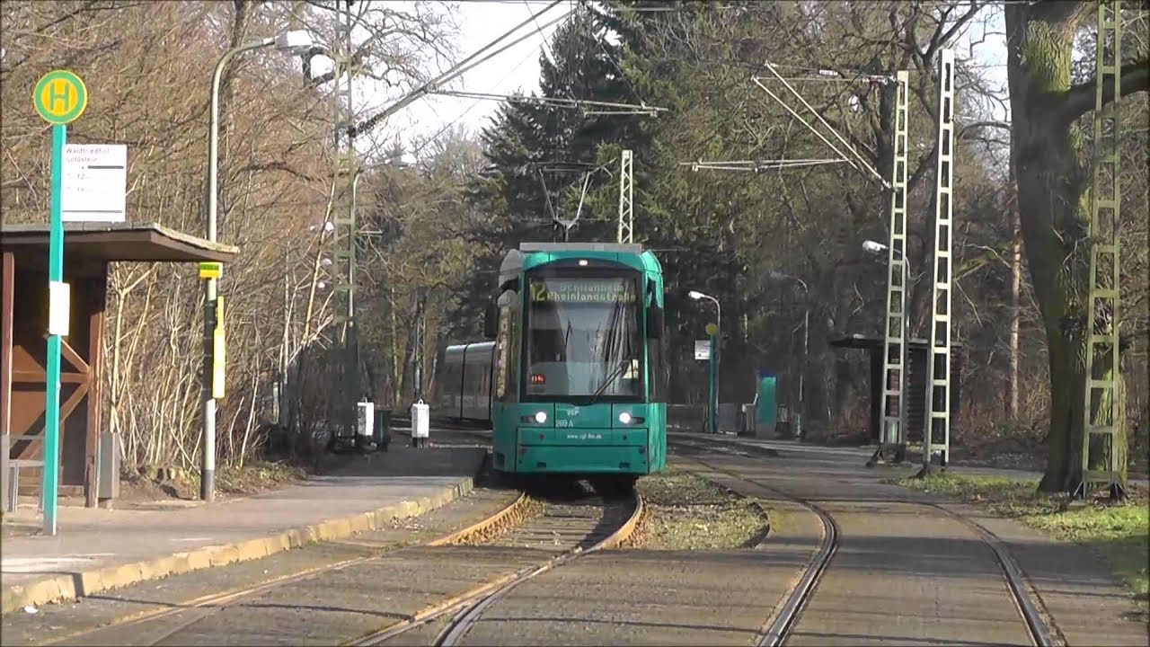 VGF Linie 12 bis Goldstein Waldfriedhof | Straßenbahn Frankfurt #06