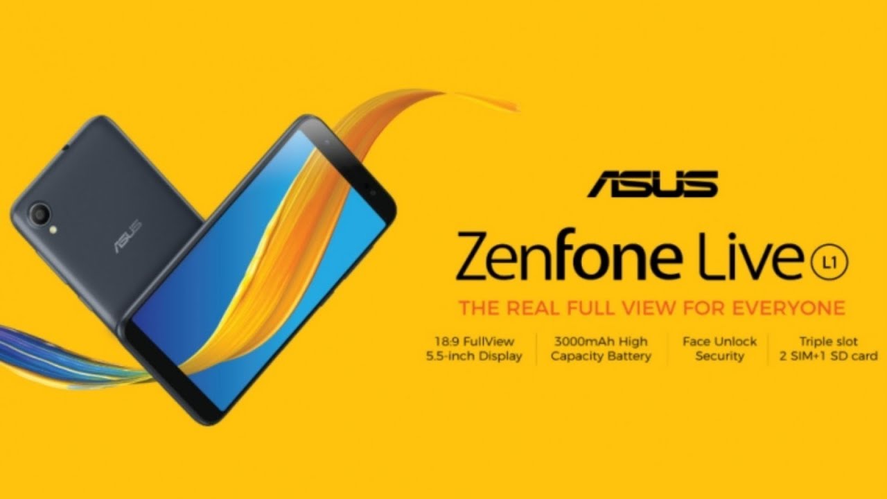 Asus ZenFone Live L1 First Look, Specs, Features, Official Look, Price, Features, Review, Trailer
