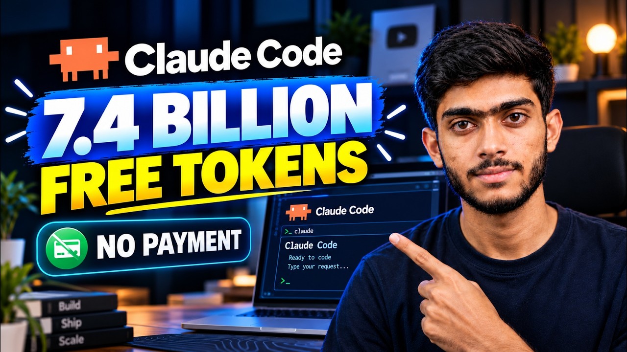 Get 7.4 Billion Free Tokens for Claude Code (Full Setup)