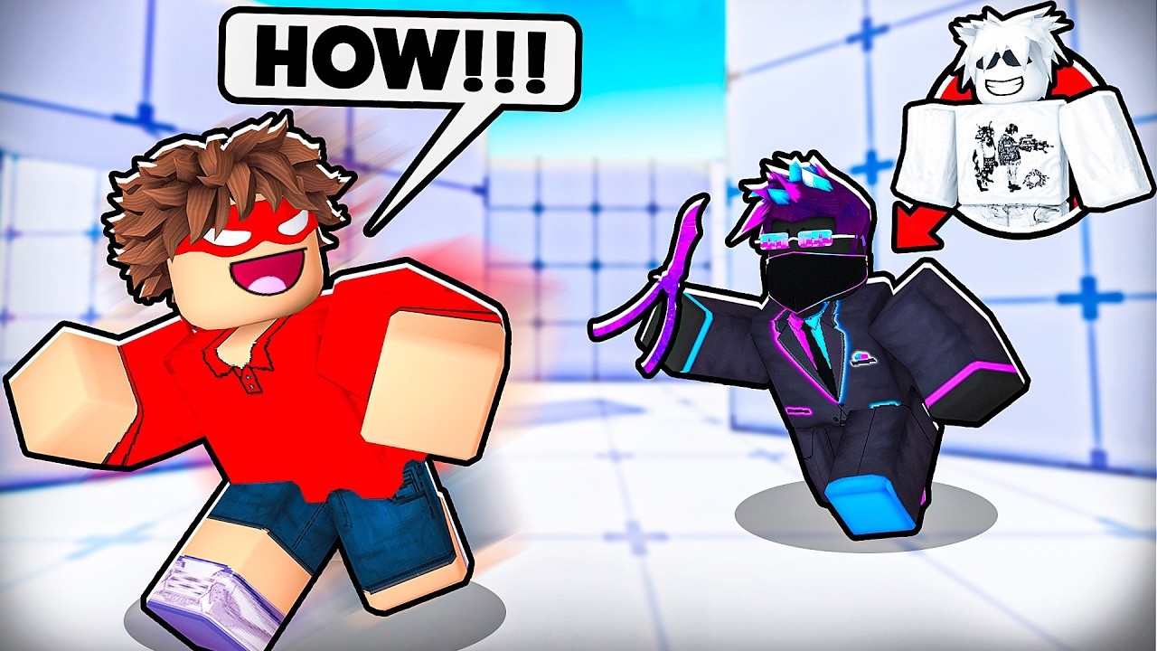 I hired the #1 knife pro to SECRETLY 1V1 MY FRIEND in Roblox Rivals!