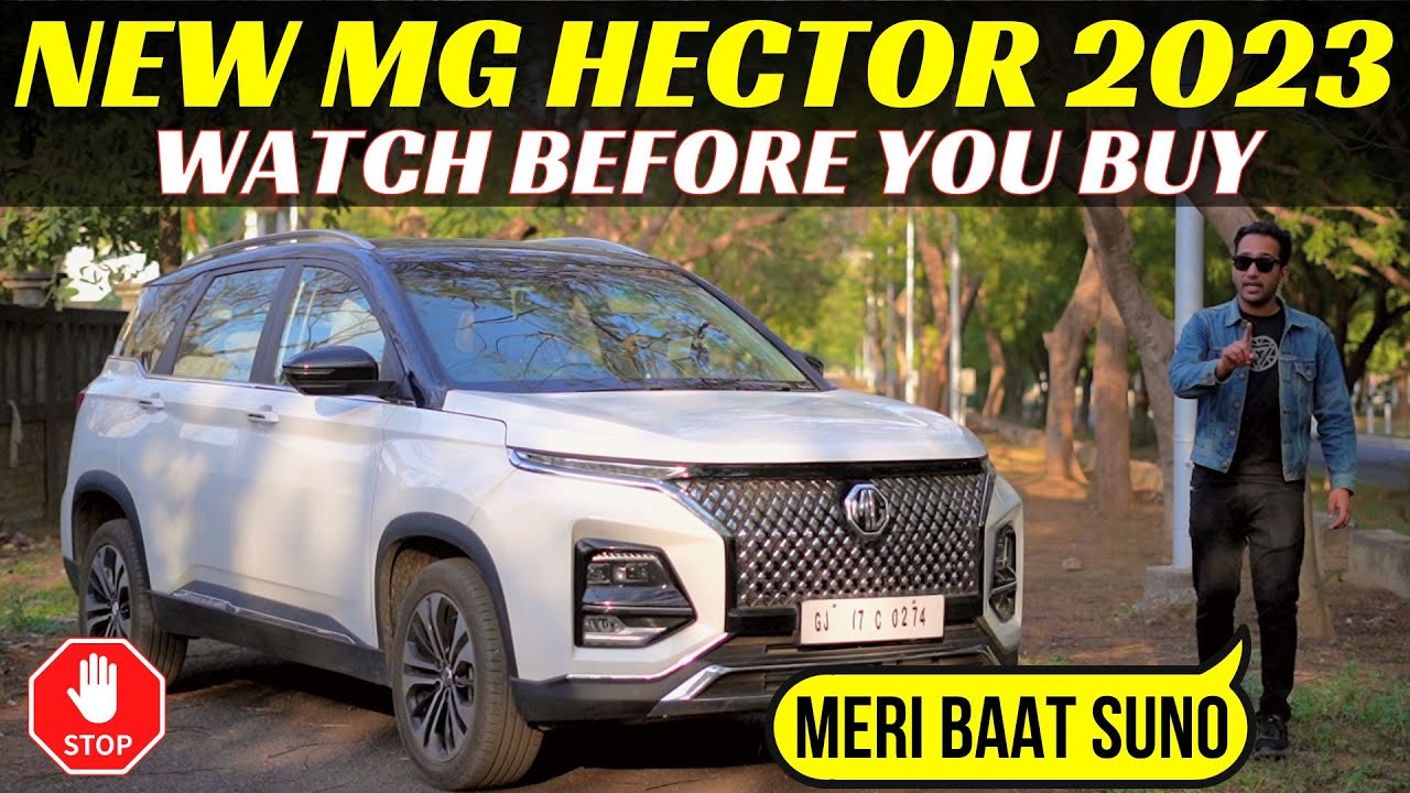2023 MG Hector Facelift DRIVE REVIEW - Base to Top Model Full Review | Tata Harrier Facelift Rival🔥