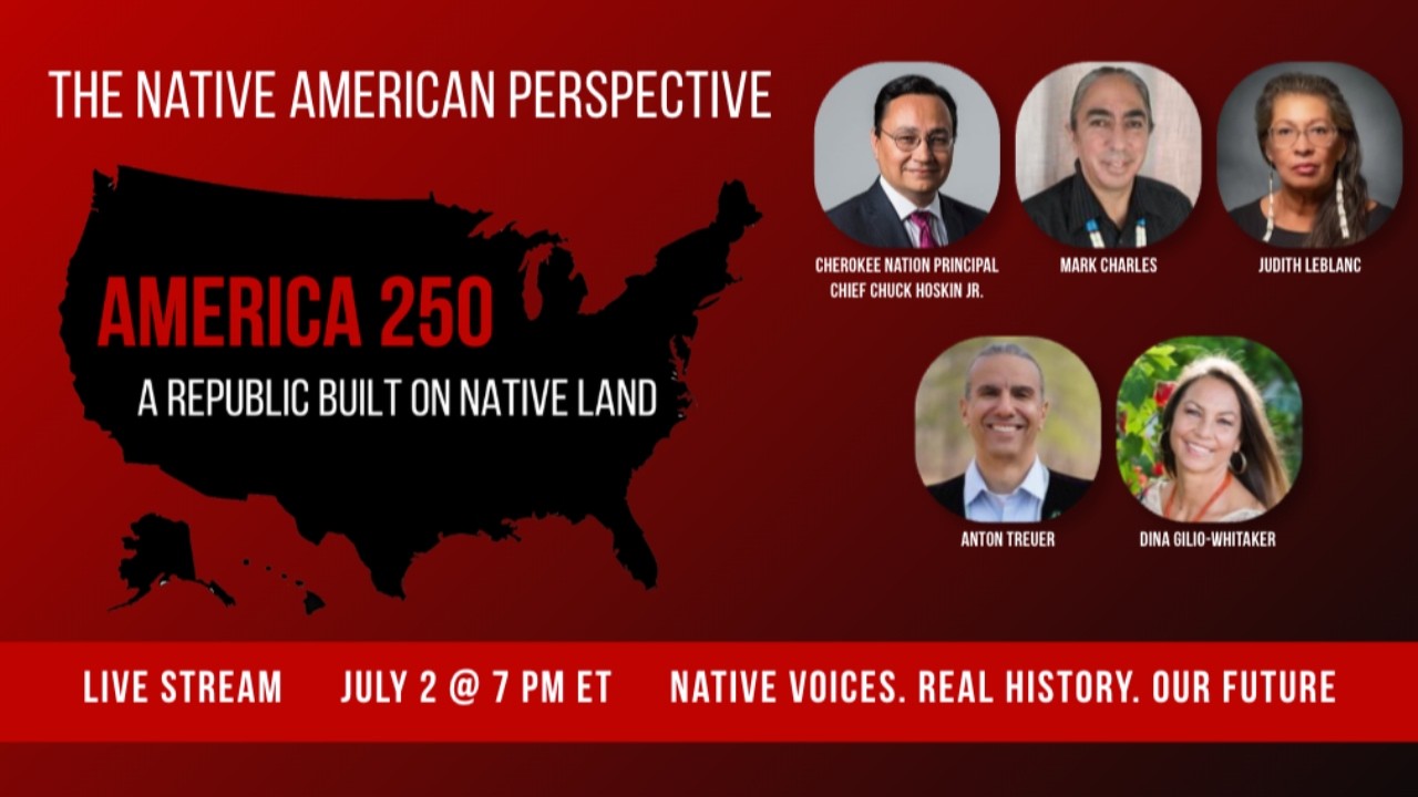 American 250: A Republic Built on Native Land Live Stream