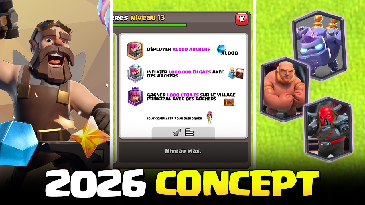 Les 13 Idées de Mises à Jour que je VEUX voir sur Clash of Clans en 2026 !