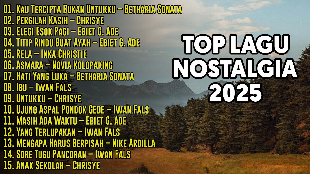 Top 20 Lagu Lawas 90an Paling Dicari 2025|Cocok Didengar Saat Hujan | Nostalgia Viral | Tanpa Iklan