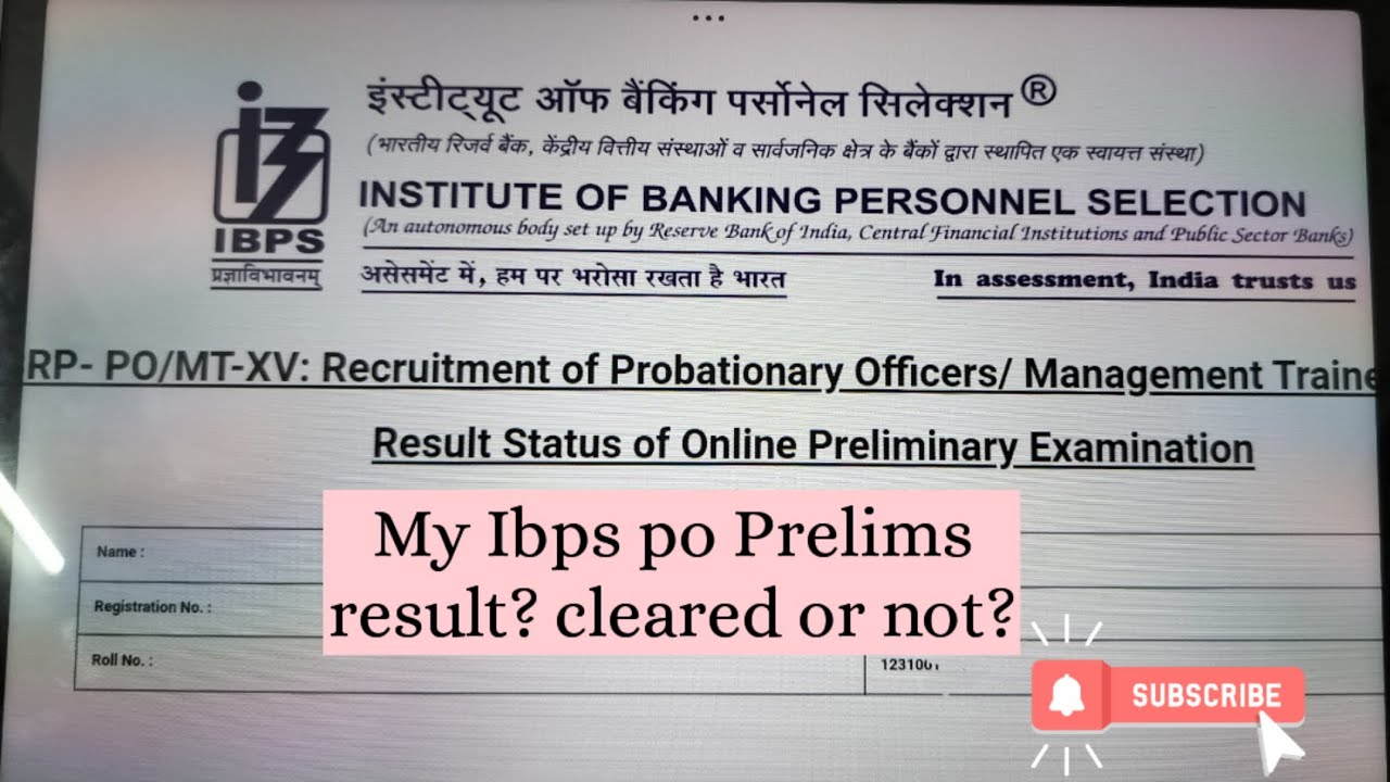 My Ibps po Prelims result? #ibpspo #ibpspomains#ibpsclerk #licaao #sbiclerk #rrbpo2025 #rrbclerk2025