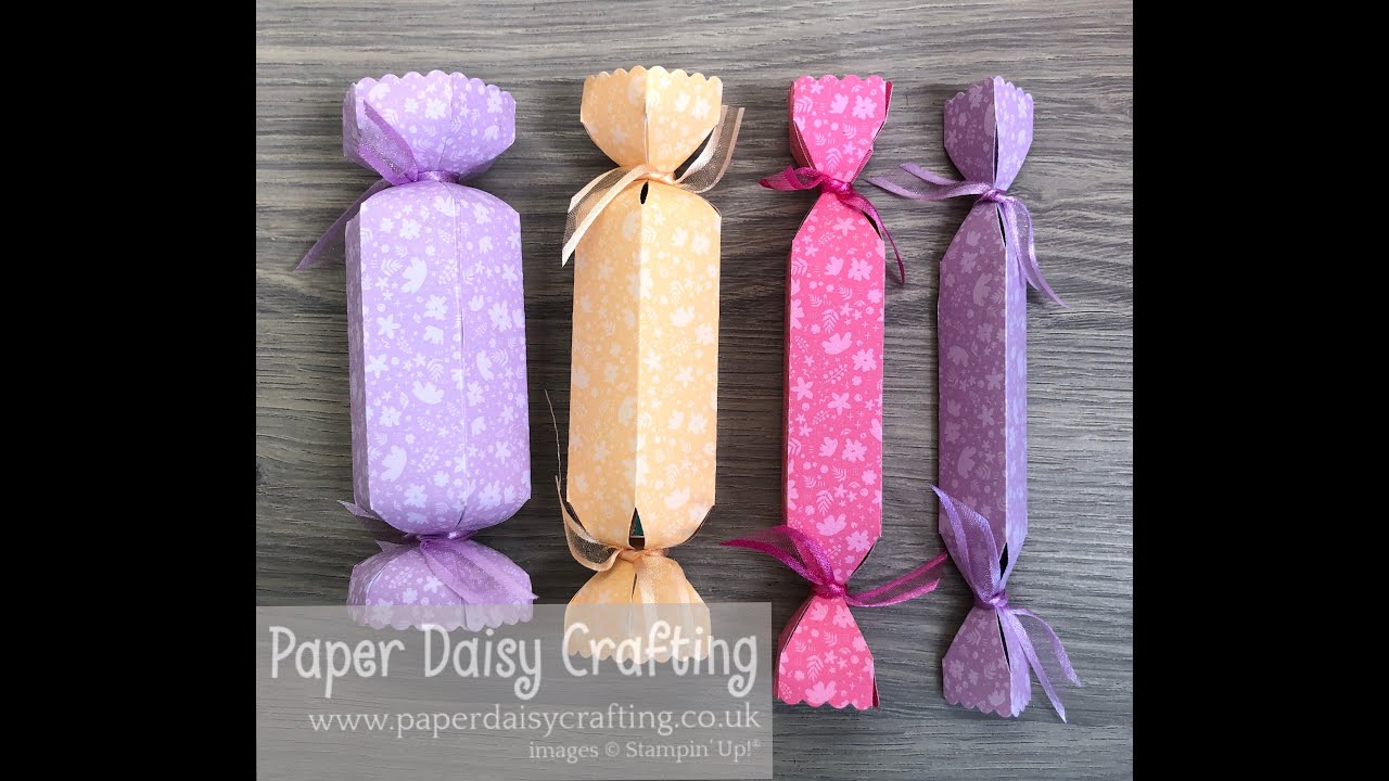 Using the Cracker and Treat Box dies to make different sized crackers