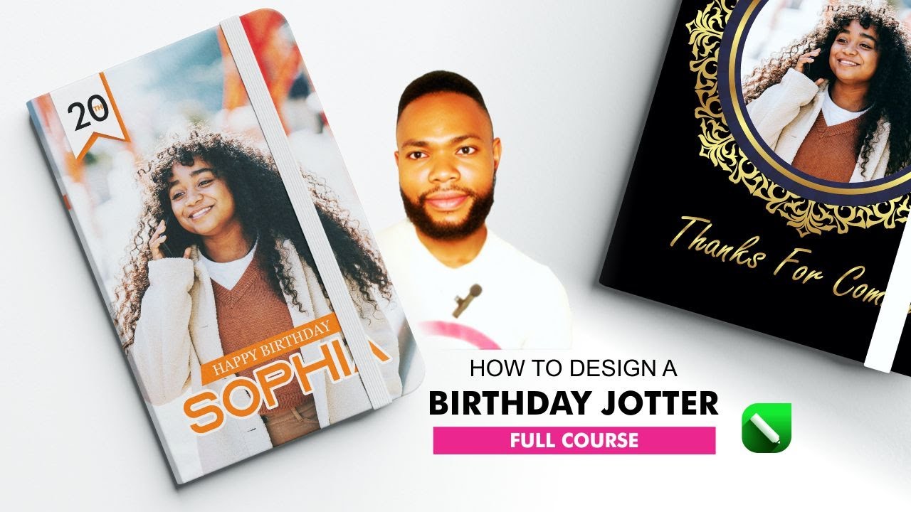 How to Design CUSTOM Birthday Notebook in CorelDRAW | Step-by-Step Beginner Tutorial (2025)