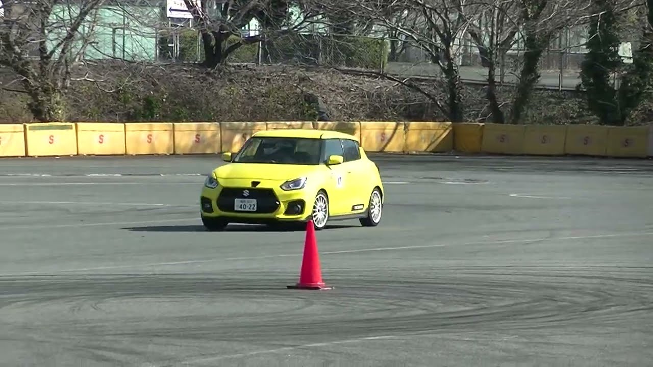 HSR九州ドリームコース２０２６年２月２２日JAF九州ジムカーナ選手権第１戦B２永福翔一朗選手１本目（１：３６：５５２）
