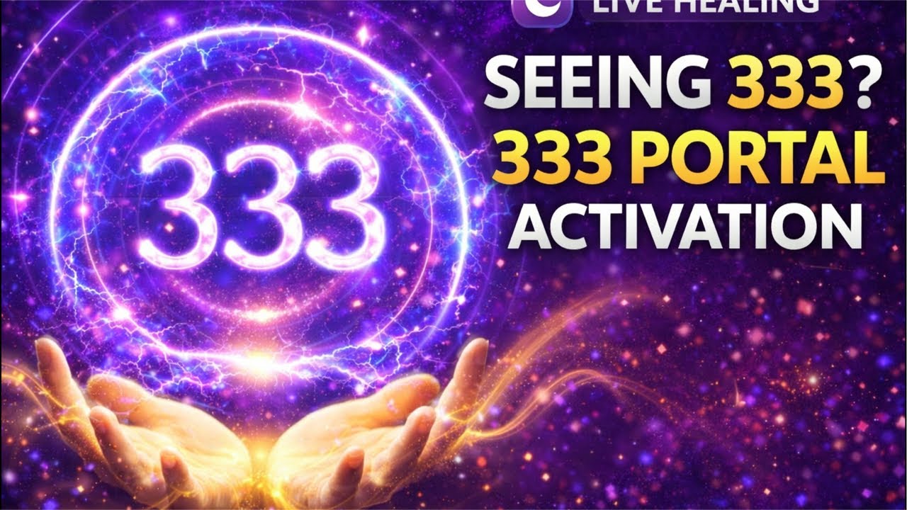 333 Powerful Portal Energy Healing LIVE ✨ Reiki , Crystal & Sound healing Activation