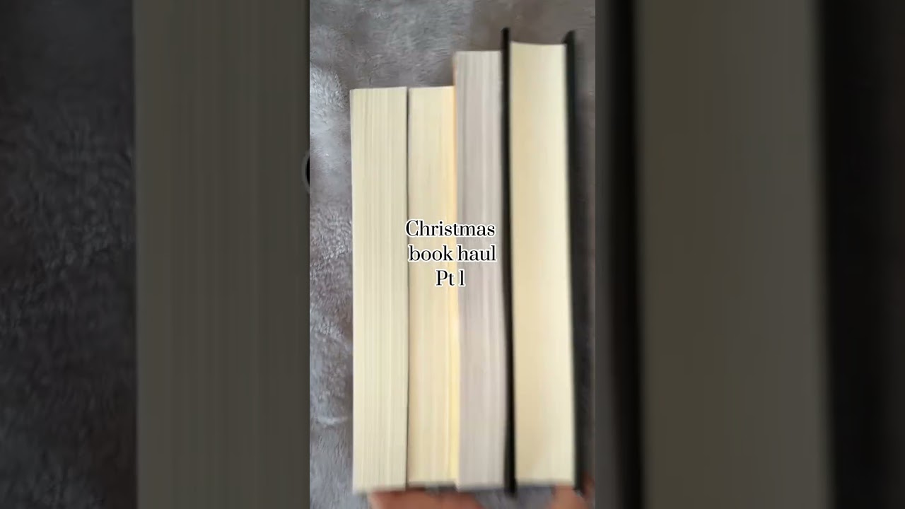 Christmas book haul Pt 1 #books #booktube #booktok #bookhaul