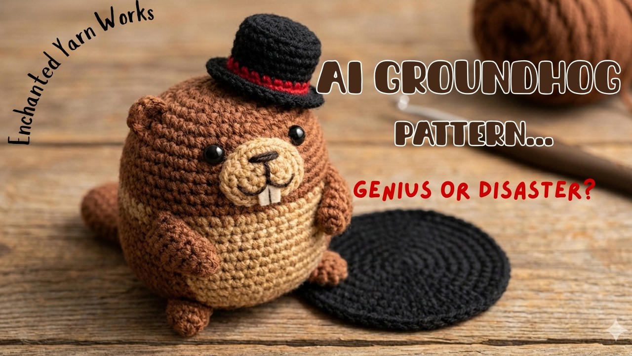 AI Groundhog Pattern... will it be a success? Let’s find out together! 🎩🧶