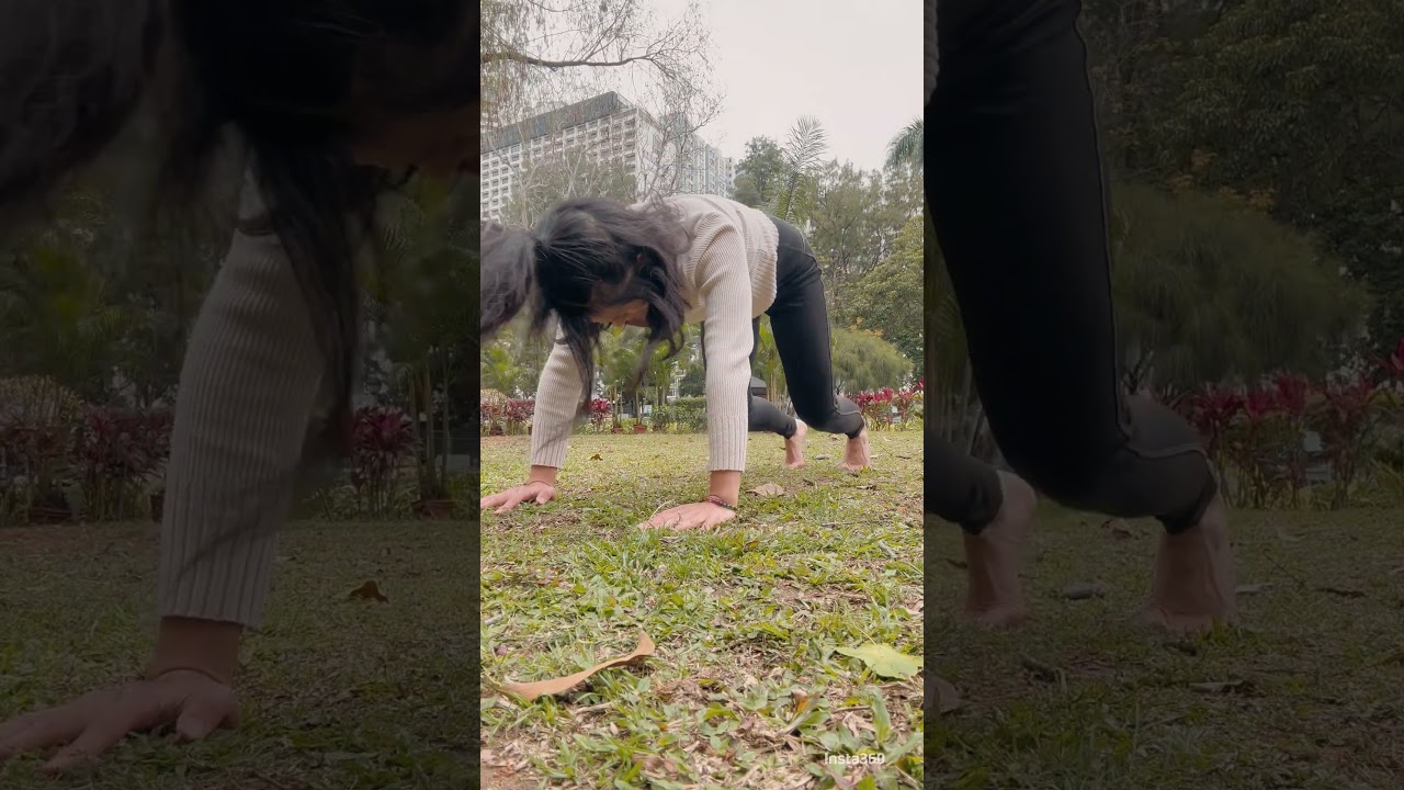 Mobility Moves in Nature🍀Day 1 #barefoot #mobility #outdoorworkout #stretch #flow #nature #workout