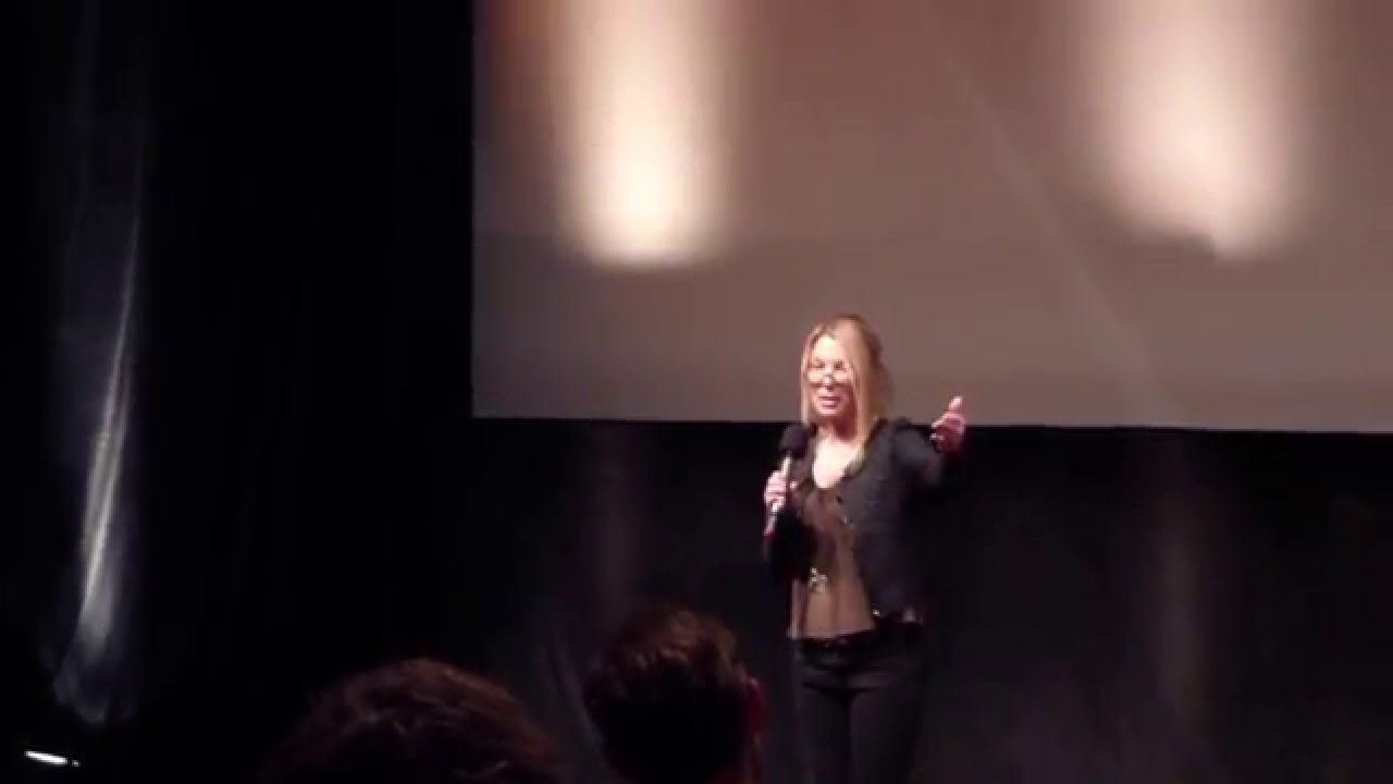 Deborah Kara Unger introduces DARK at the Oldenburg Film Festival with Nick Basile & Whitney Able