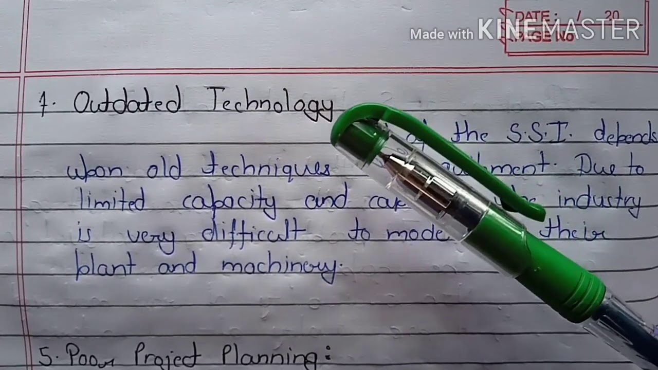 Problems of Small Scale Industries||Notes of Problems of SSI||SSI explanation in Hindi