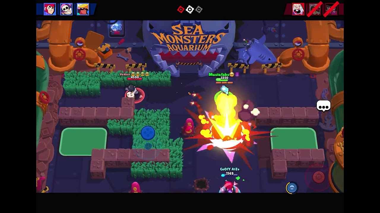 Brawl Stars‘nakavt oynadım #keşfet 💛🩵￼￼🐍🤛😀