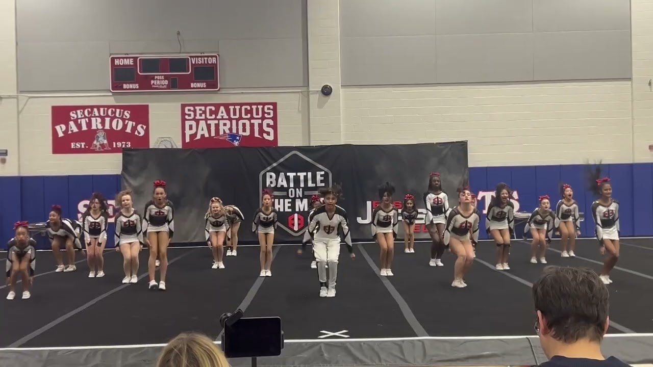 Battle on the mat @eastjerseyelite black shadow @VarsitySpirit @cheerleadingVideos @cheerssports 