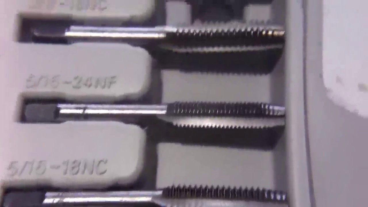 Allied Tools 49035 41 Piece SAE Tap and Die Tool Set, Nice Tap and Dye Set