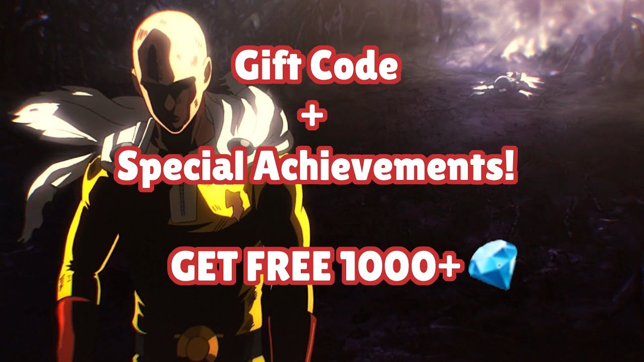 FREE 1000+ GEMS from Gift Code REDEEM and Special Hidden Achievements! | ONE PUNCH MAN THE STRONGEST