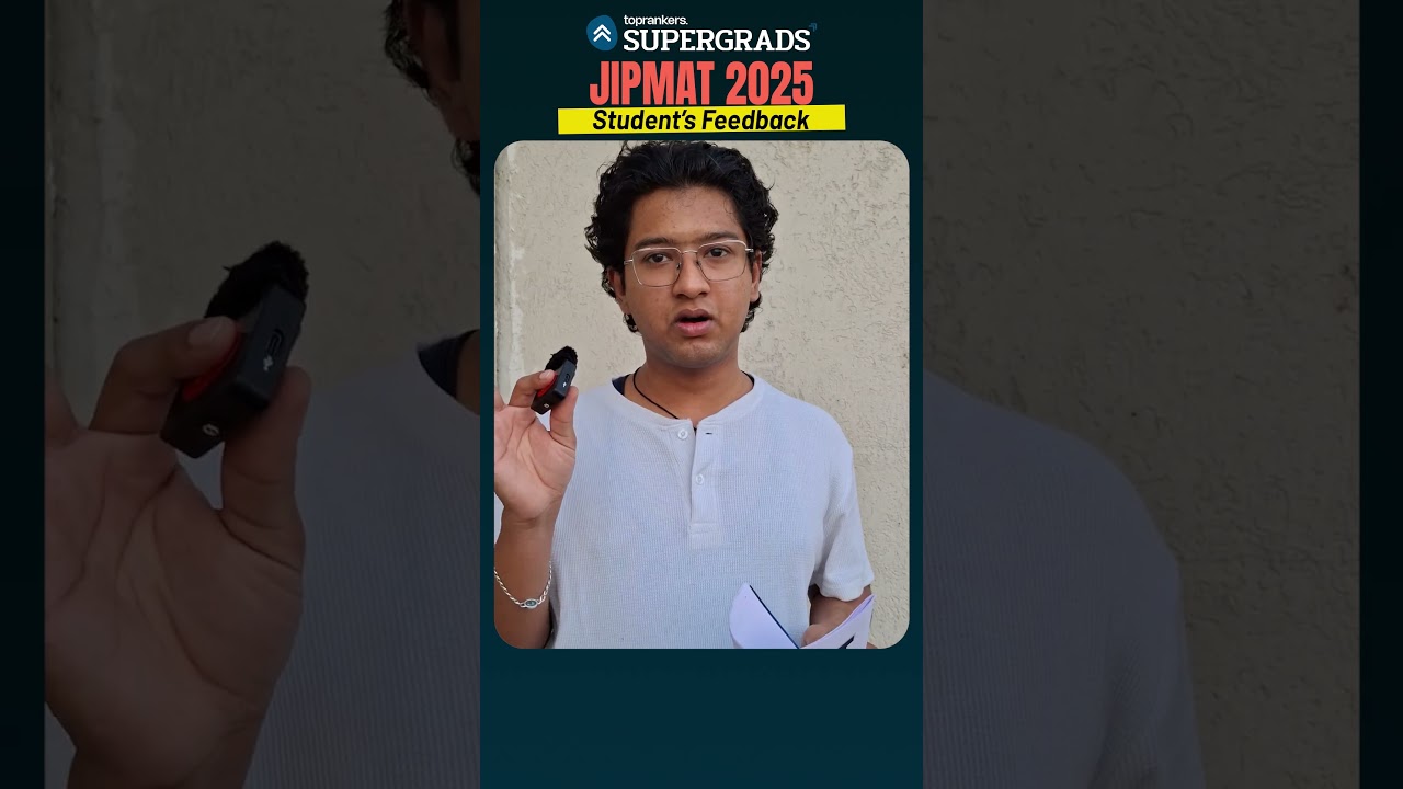 JIPMAT Exam 2025 Paper - Student's Feedback  | JIPMAT Exam Student's Reaction #shorts