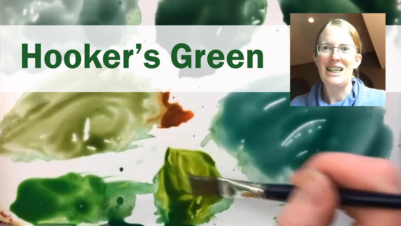 Which Colours can I mix with Hooker's Green? - Quick Watercolour Mixing Demo