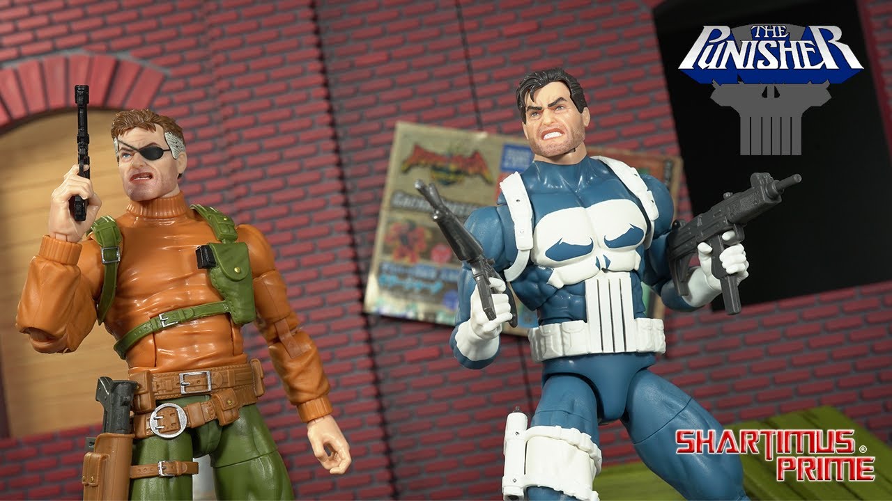 Обзор коллекционных фигурок Hasbro GamerVerse из серии Marvel Legends Punisher & Nick Fury