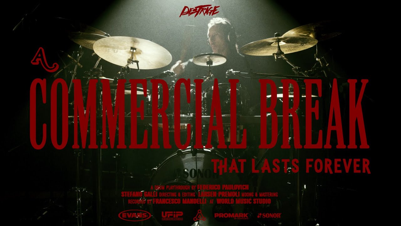 Destrage - A Commercial Break that Lasts Forever (Drum Playthrough)