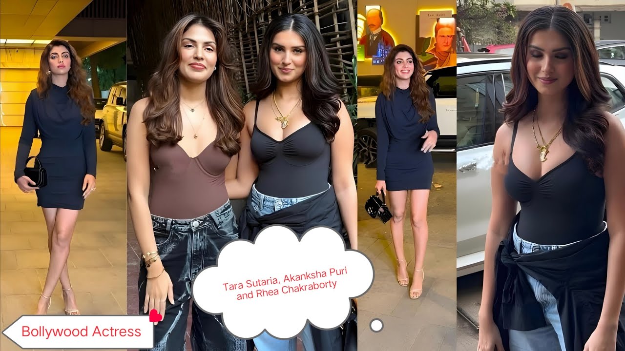 Bollywood Actresses | Tara Sutaria | Akanksha Puri | Latest Viral Video Update 🥰  #bollywood 