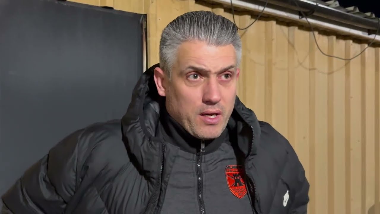 AFC Portchester boss Gav Spurway's interview after shoot-out win over Moneyfields - March 3, 2026