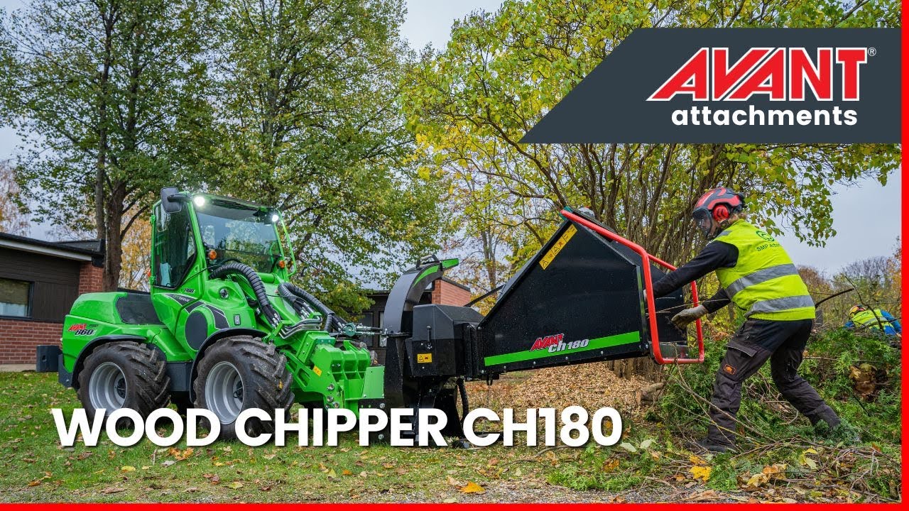 Avant attachments: Wood chipper CH180