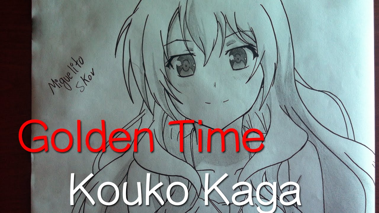 Como Dibujar Kouko Kaga de Golden Time