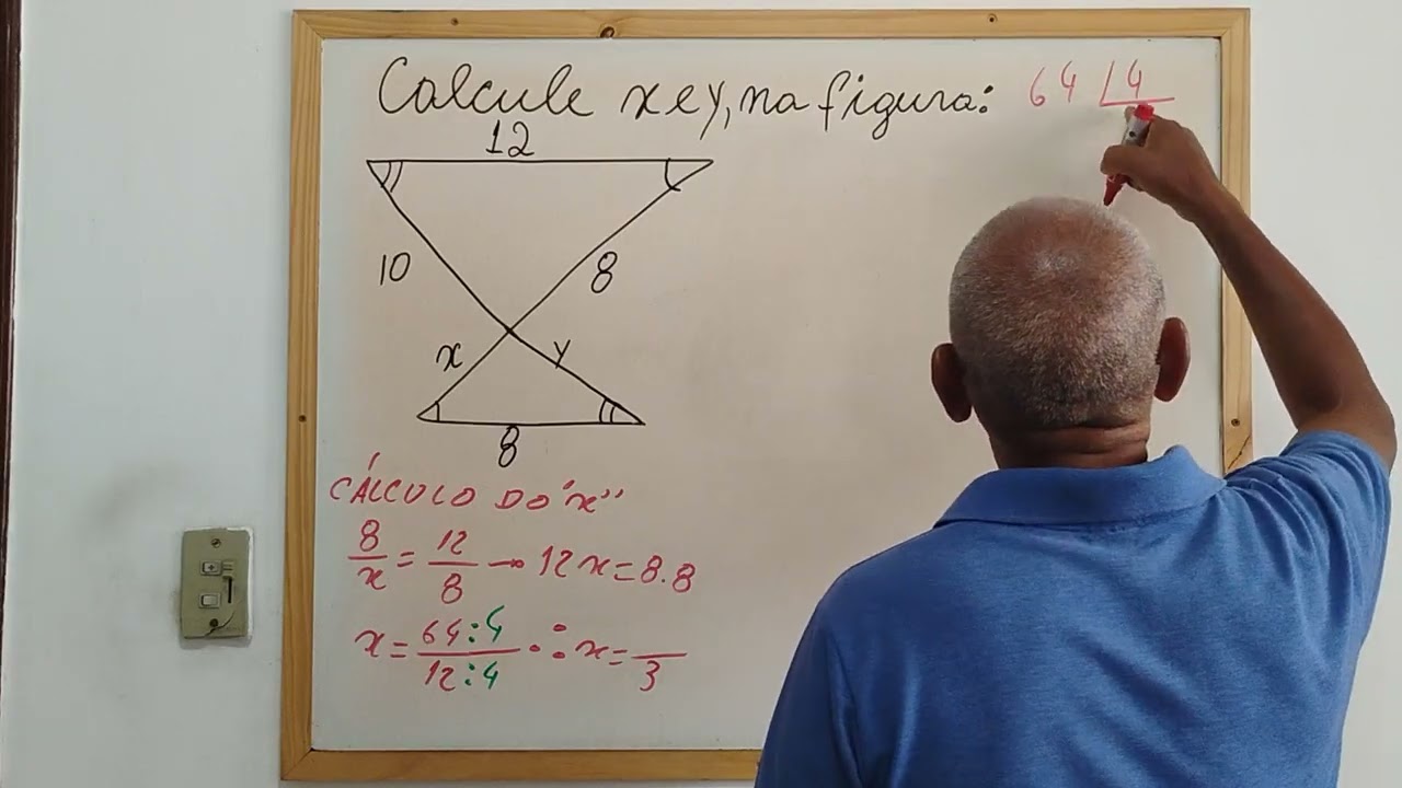 Semelhança de Triângulo.