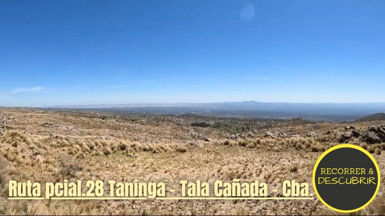 Otro nuevo tramo de Ruta pcial  28   Taninga -Tala Cañada  -  Cba.