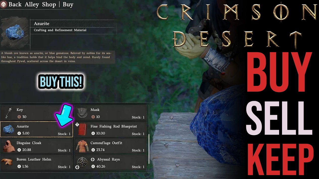 Справочник по инвентаризации в Багровой пустыне &ndash; что купить, продать и оставить.