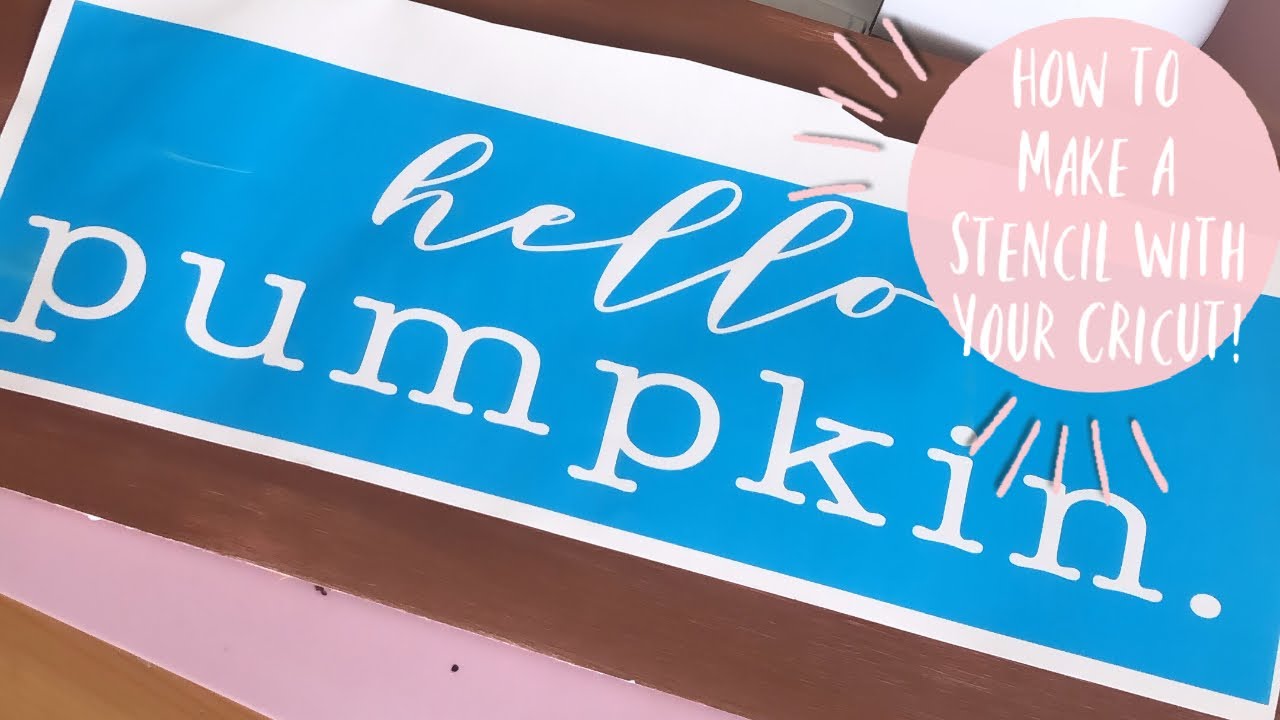 MAKE & APPLY A VINYL STENCIL W/YOUR CRICUT | How to Make a Vinyl Stencil for Wood W/Out Bleeding!